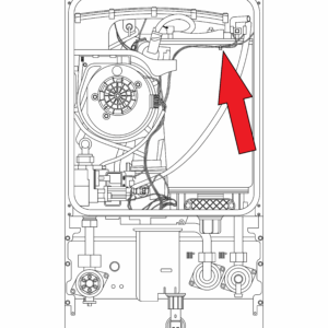 87161064710 - WORCESTER - Greenstar RI - Greenstar 15 RI HE - Air Gas Manifold Clamp Plate